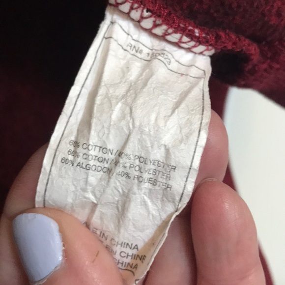 DC red and black zip up hoodie - Picture 6 of 6